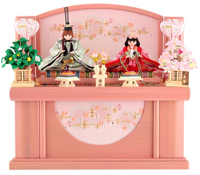 リカちゃんひな人形（完全限定雛人形）久月 | 人形屋ホンポ本店