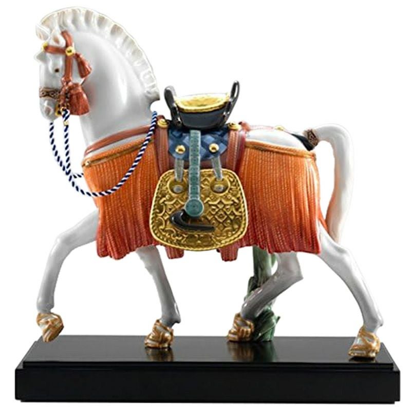 リヤドロ 五月人形 Lladro 武者人形 希望の白馬 台座付 【2026年度新作