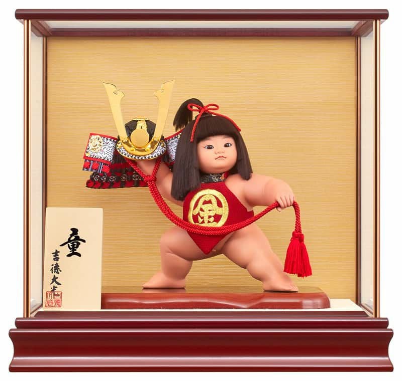 五月人形 コンパクト 吉徳 金太郎 浮世人形 ケース飾り 童 兜 五月人形 コンパクト 吉徳 金太郎 浮世人形 ケース飾り 童 兜