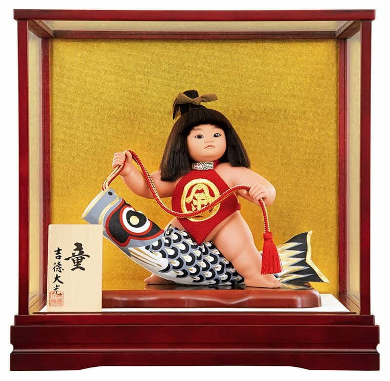 金太郎 五月人形 陶器製　吉徳 吉徳大光 五月人形 初節句 吉徳 兜 子供大将飾り 武者人形 子供の日