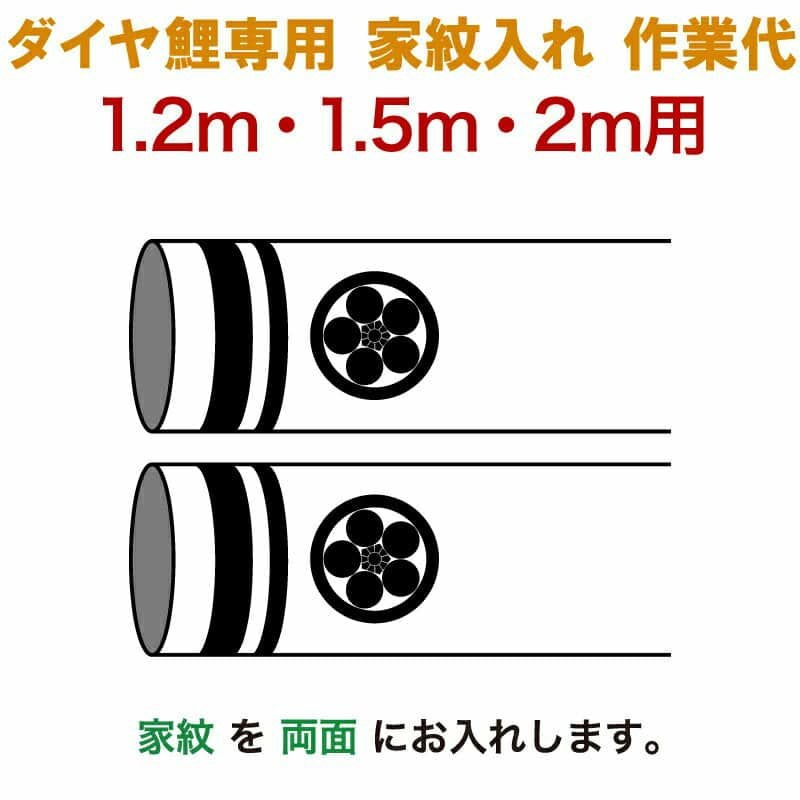 鯉のぼり・専用家紋・お名前入れ | 人形屋ホンポ本店