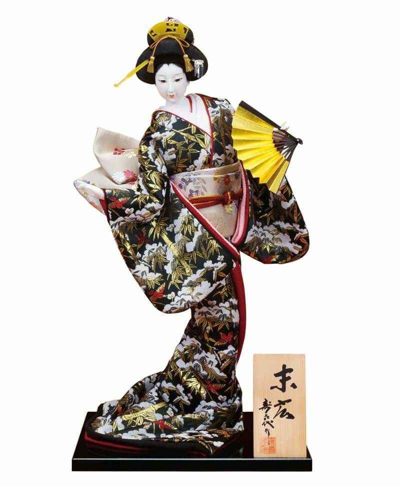 日本人形 尾山人形 人形単品 寿喜代作 末広 金らん 12号 【2026年度