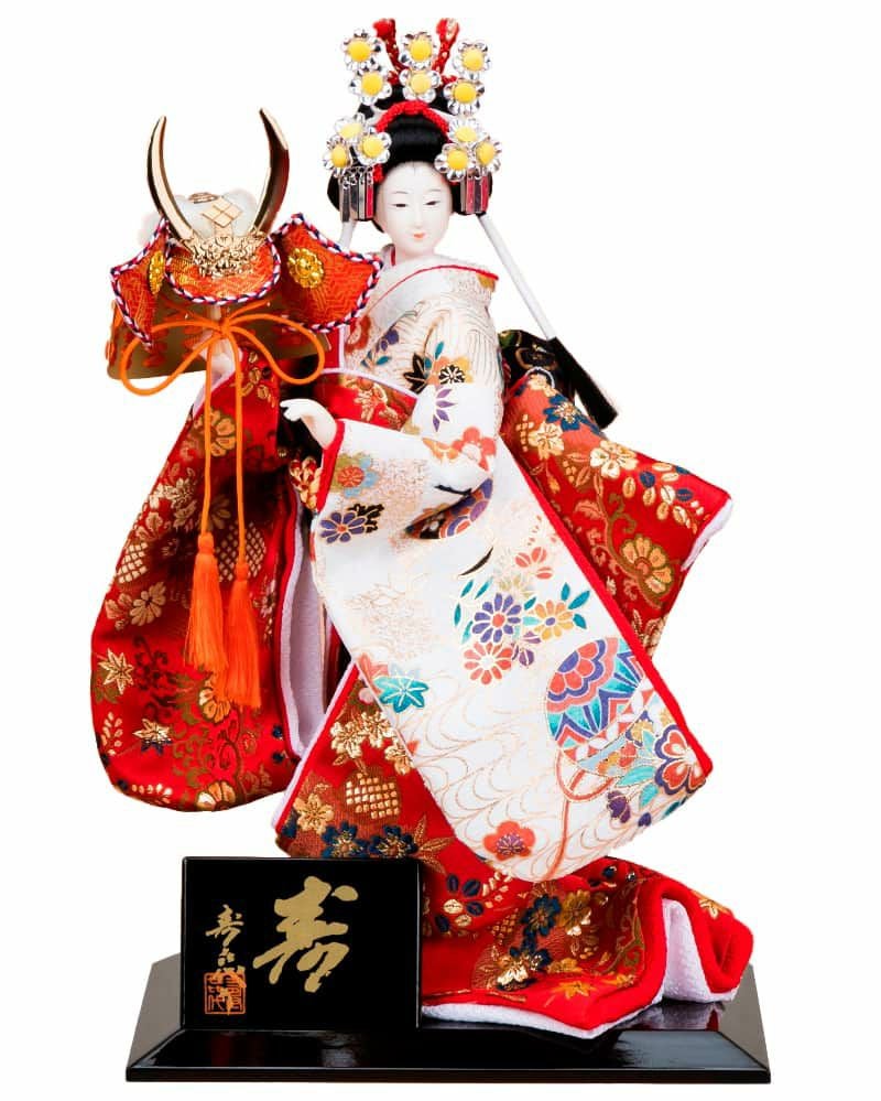 日本人形 尾山人形 人形単品 寿喜代作 極上 寿 八重垣 金らん 6号
