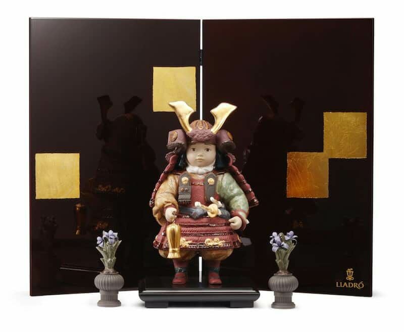 リヤドロ 五月人形 Lladro 子供大将飾り 武者人形 若武者60周年記念