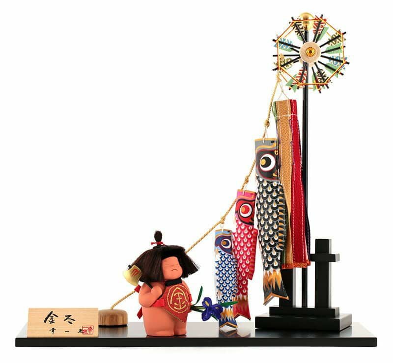 五月人形 コンパクト 幸一光 松崎人形 金太郎 武者人形 浮世人形 和わ