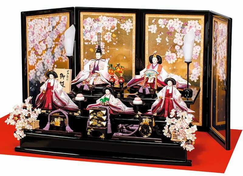雛人形 平安豊久 ひな人形 三段飾り 五人飾り 田村芙紗彦作 桜恵祥
