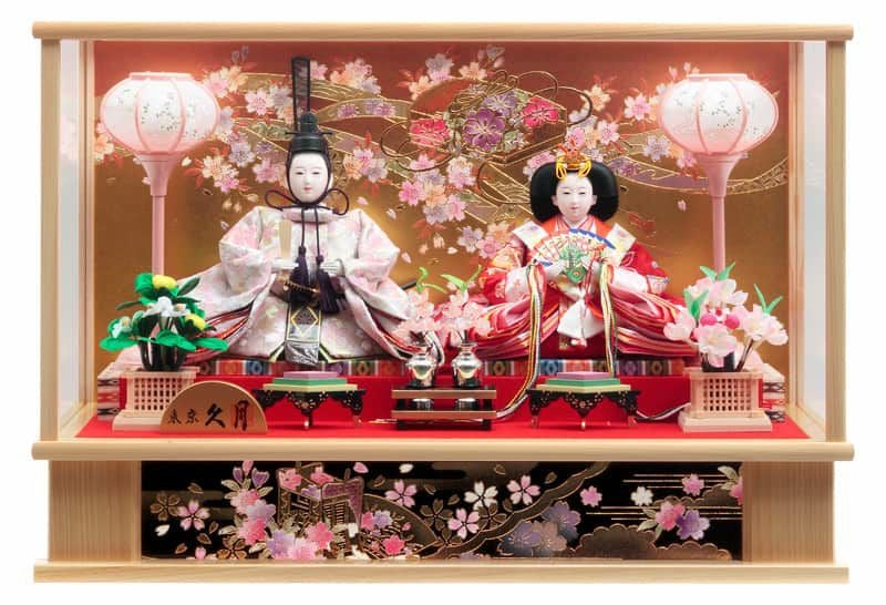 東京久月 雛人形 収納ケース付き（親王飾り） ケース飾り | 【公式】 人形の久月オンラインストア