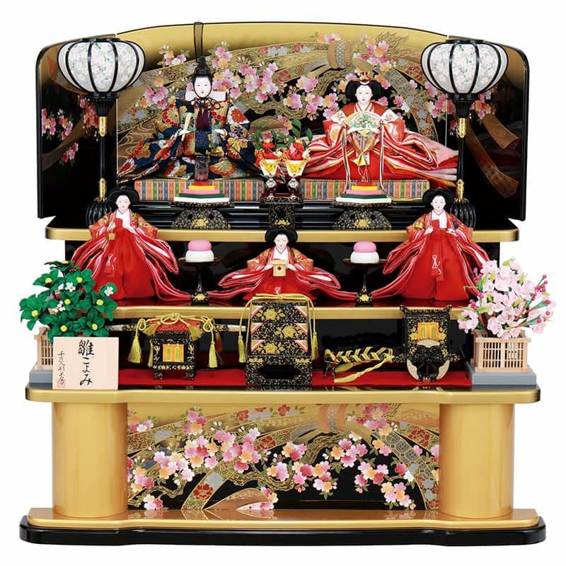 雛人形 ひな人形 雛 三段飾り 五人飾り 千匠人形工房 雛ごよみ 京七番