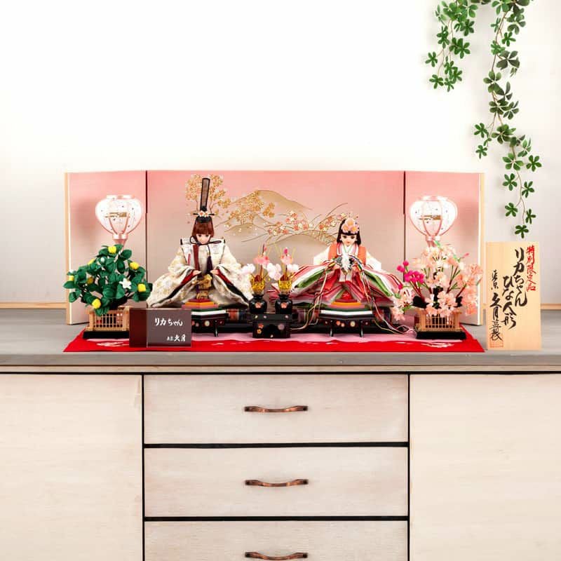 リカちゃんひな人形（完全限定雛人形）久月 | 人形屋ホンポ本店