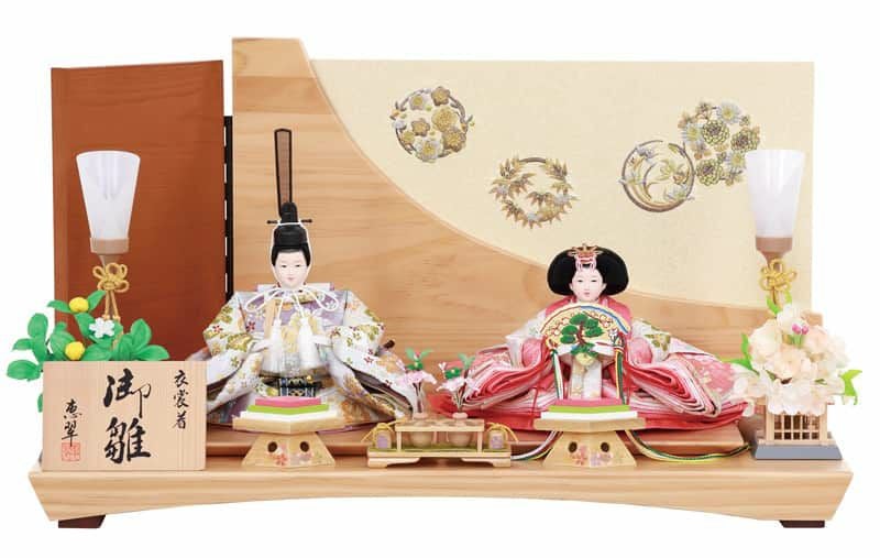 楽天市場】雛人形 ひな人形 雛 平飾り 親王飾り 恵翠作 御雛 刺繍 小