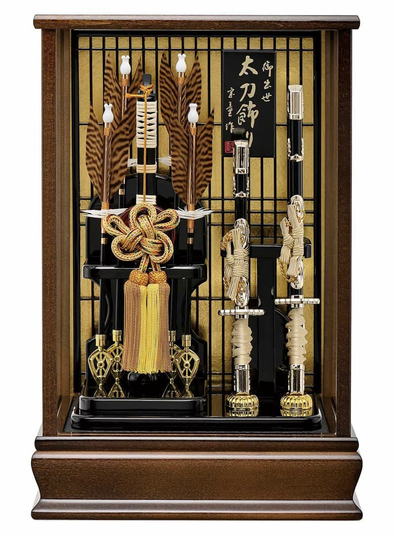 破魔弓 ケース飾り 出世太刀飾り 12号 【2027年度新作】 h081-mm